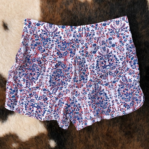 Rebecca Taylor Silk Floral Paisley Flowy Shorts 8 - Picture 2 of 7